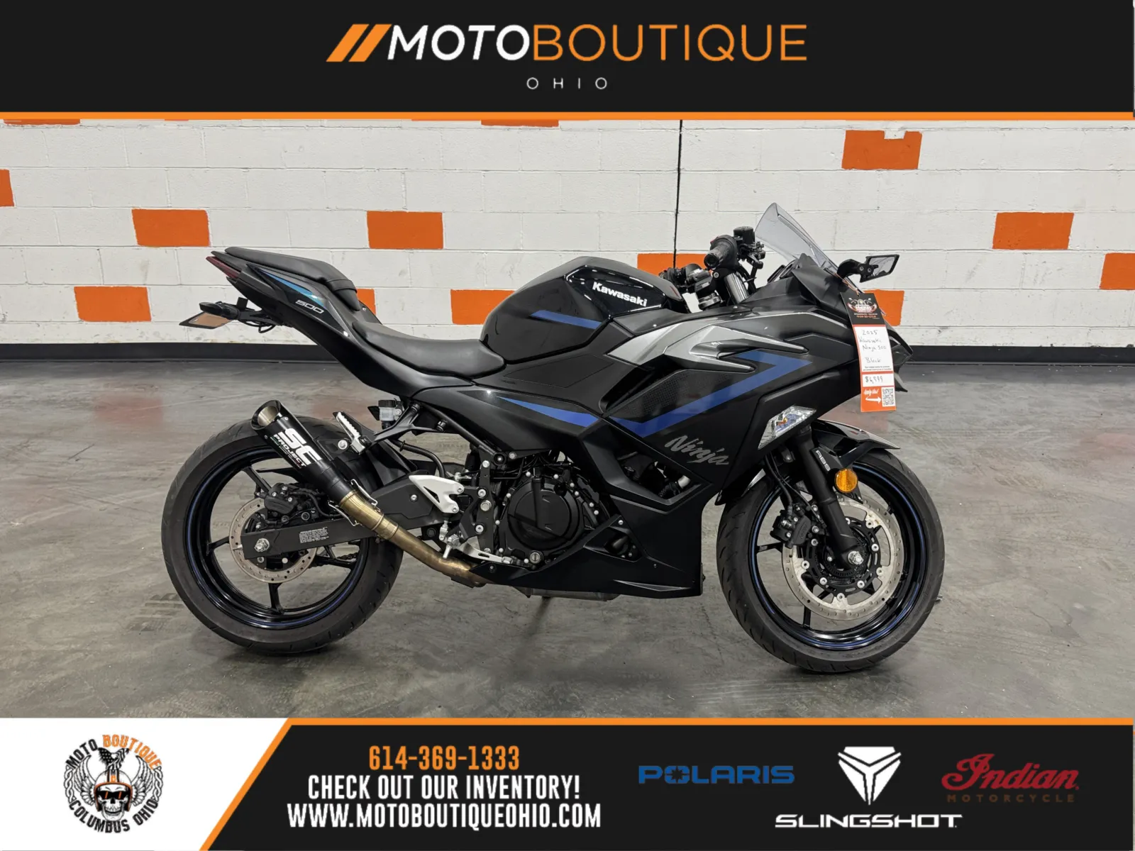 Black 2025 KAWASAKI NINJA 500 ABS for sale in Columbus, OH