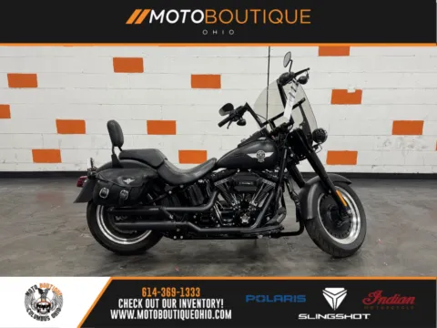 Black 2016 HARLEY DAVIDSON FAT BOY S FLSTFBS for sale in Columbus, OH