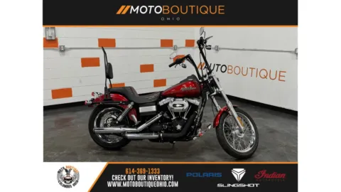 Red 2012 HARLEY DAVIDSON STREET BOB FXDB for sale in Columbus, OH