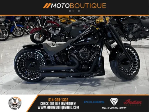 Black 2022 HARLEY DAVIDSON FAT BOY CUSTOM for sale in Columbus, OH