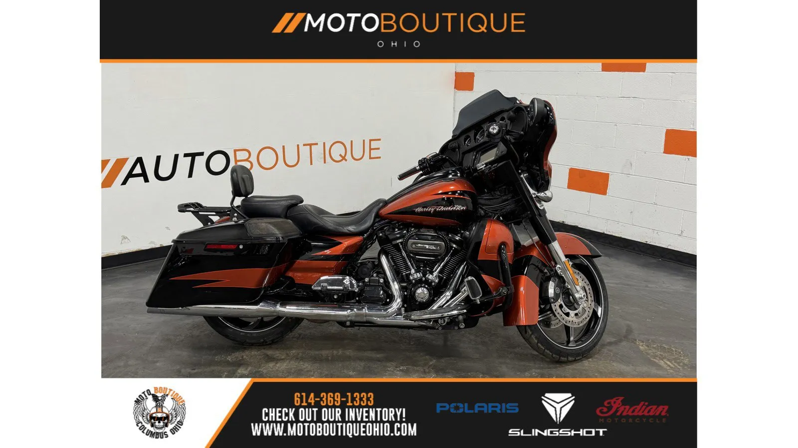 Orange 2017 HARLEY DAVIDSON STREET GLIDE CVO FLHXSE for sale in Columbus, OH