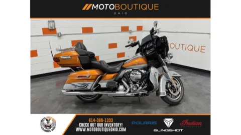 Orange 2014 HARLEY DAVIDSON ULTRA LIMITED FLHTK for sale in Columbus, OH