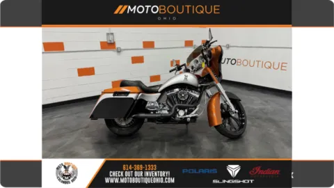 Orange 2004 HARLEY DAVIDSON ROAD KING CUSTOM FLHRS for sale in Columbus, OH