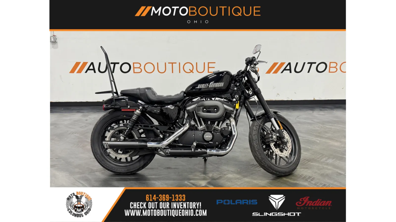 Black 2017 HARLEY DAVIDSON ROADSTER XL1200CX for sale in Columbus, OH