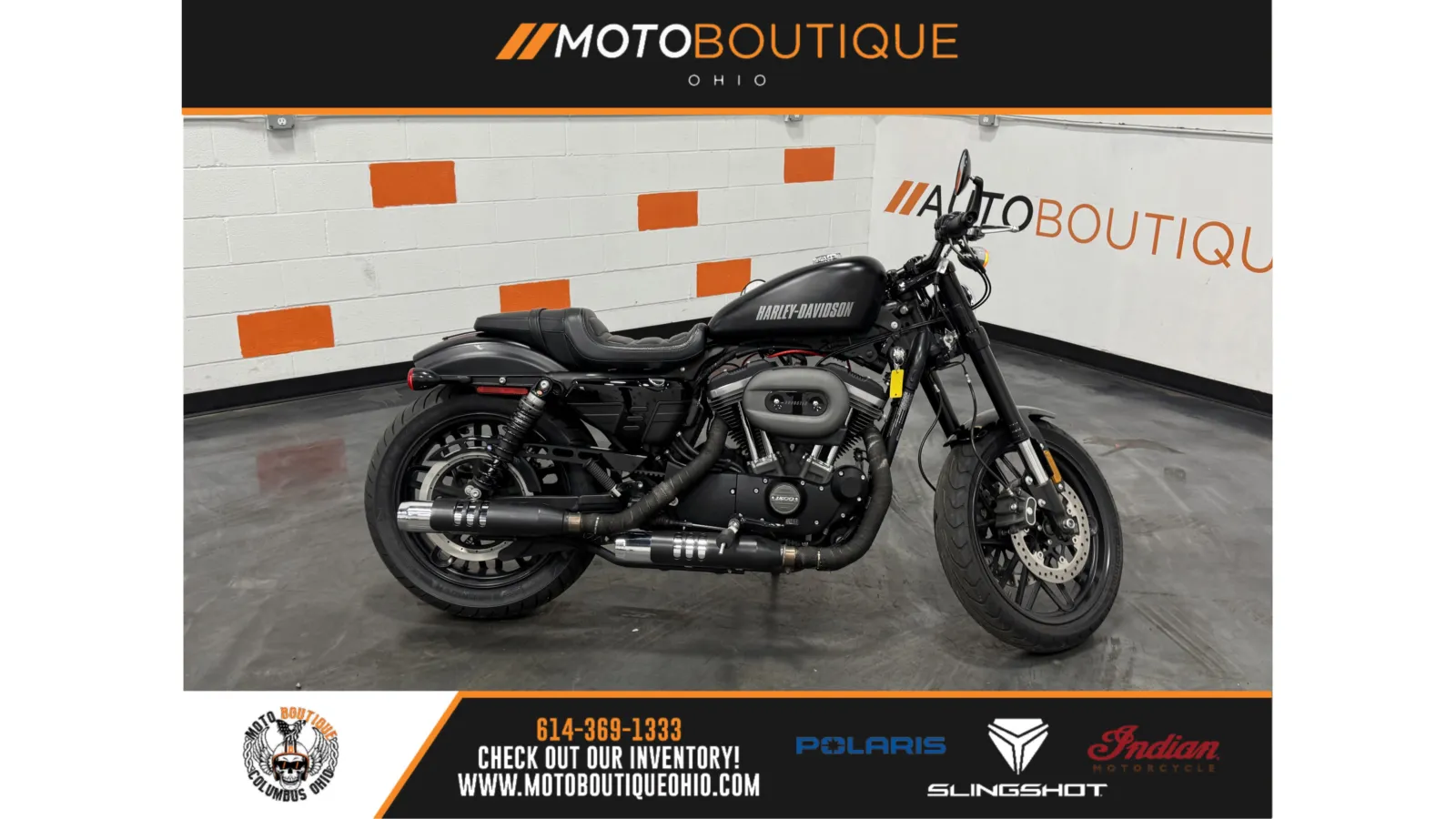 Black 2016 HARLEY DAVIDSON ROADSTER XL1200CX for sale in Columbus, OH