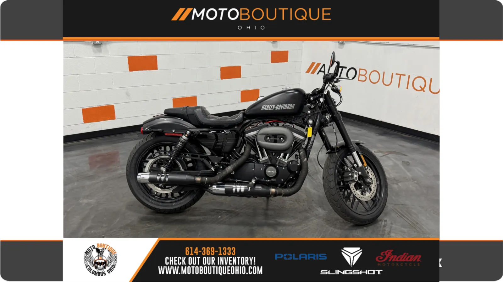 Black 2016 HARLEY DAVIDSON ROADSTER XL1200CX for sale in Columbus, OH