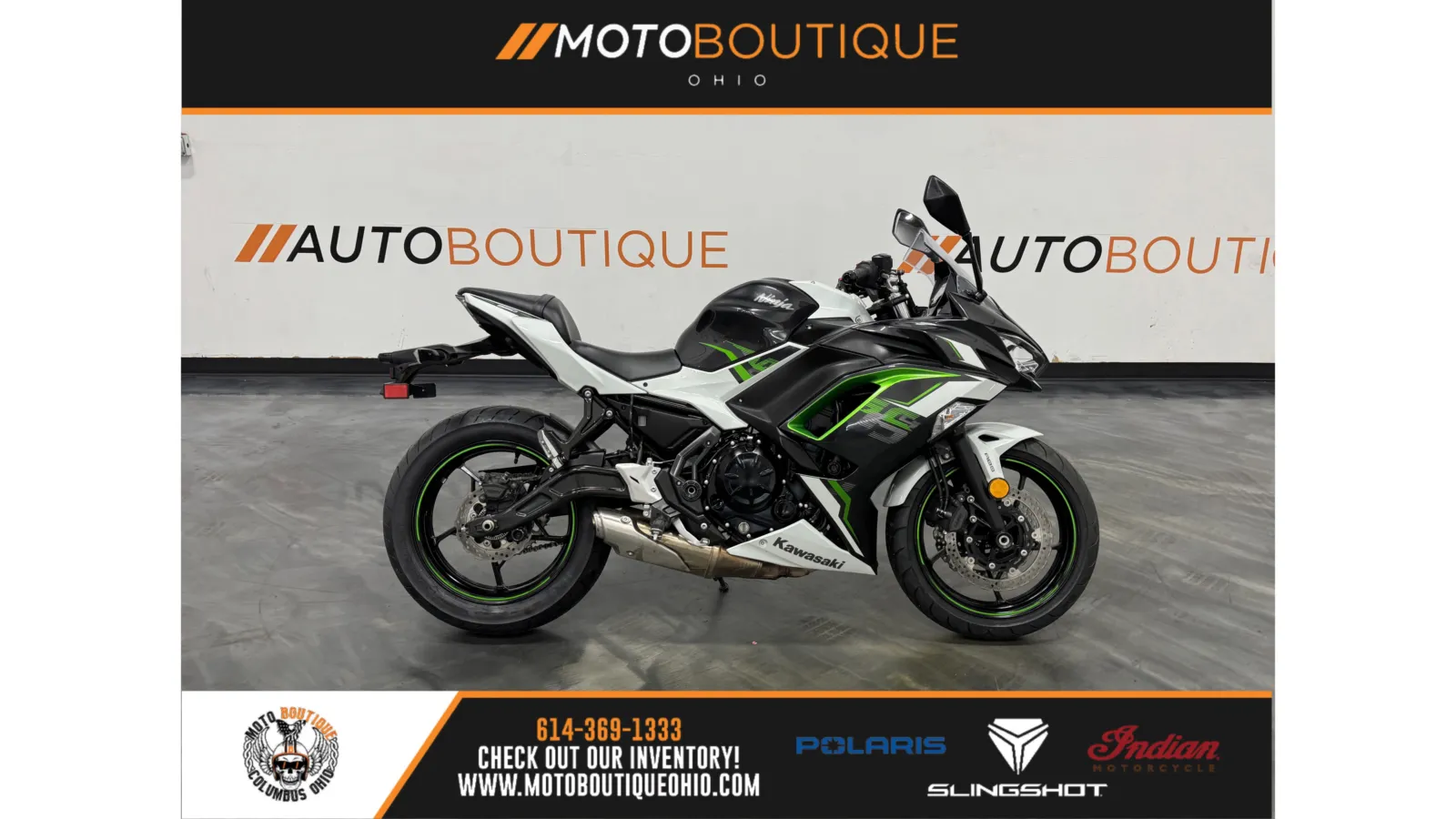 White 2022 KAWASAKI NINJA 650 for sale in Columbus, OH