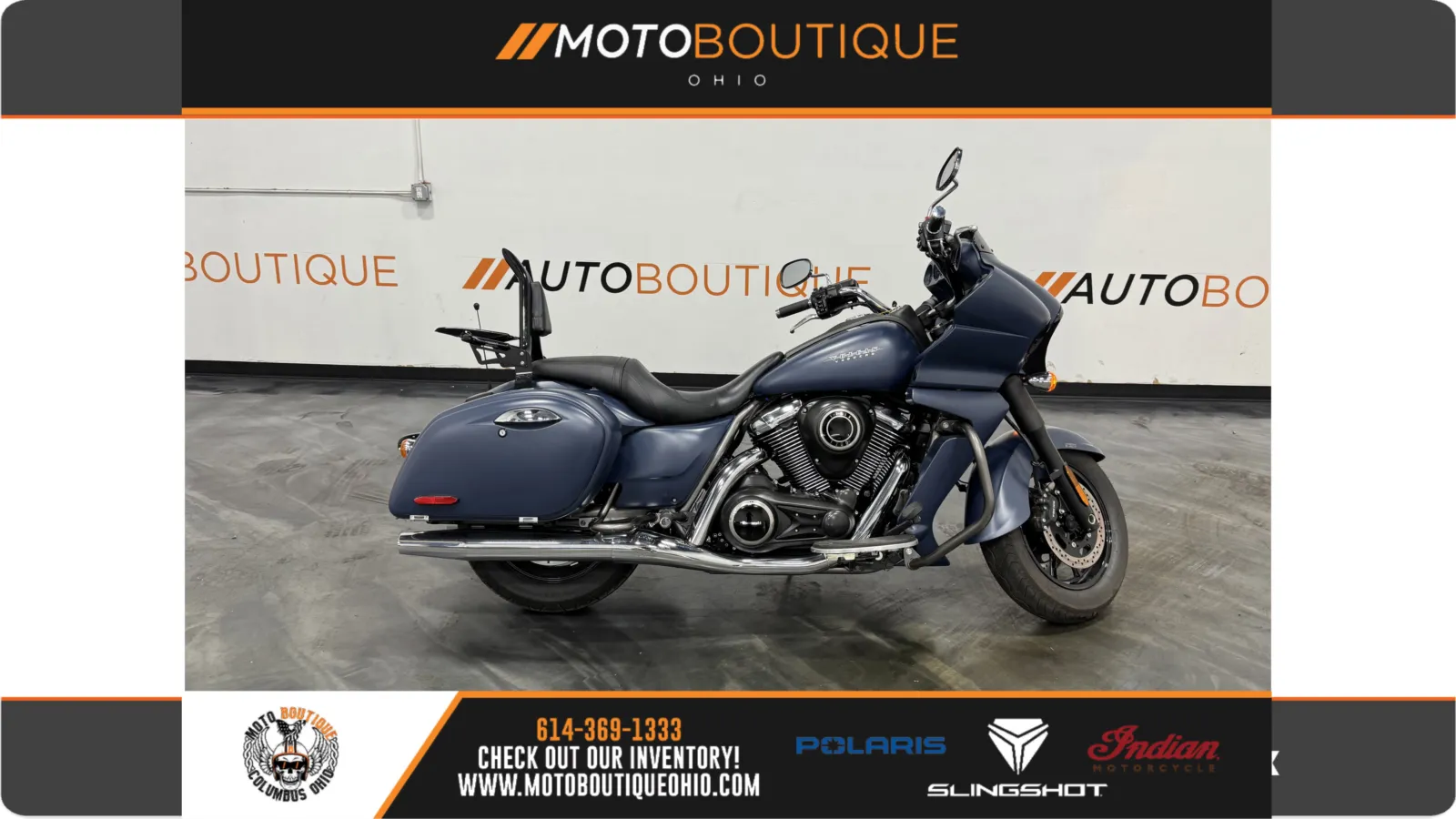 Blue 2024 KAWASAKI VULCAN 1700 VAQUERO for sale in Columbus, OH