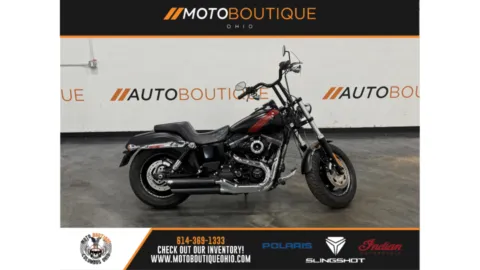 Black 2015 HARLEY DAVIDSON FAT BOB FXDF for sale in Columbus, OH