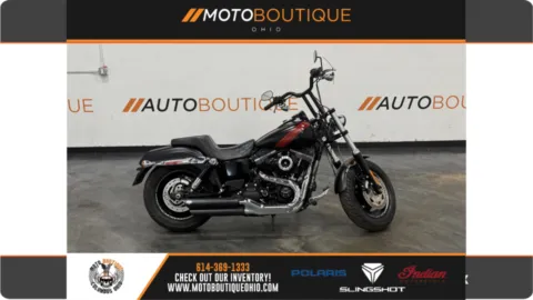 Black 2015 HARLEY DAVIDSON FAT BOB FXDF for sale in Columbus, OH