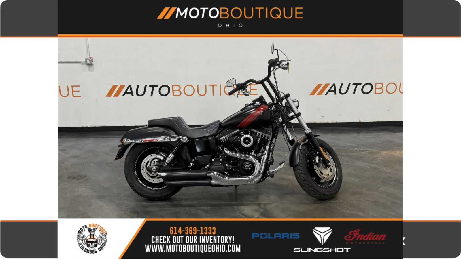 Black 2015 HARLEY DAVIDSON FAT BOB FXDF for sale in Columbus, OH