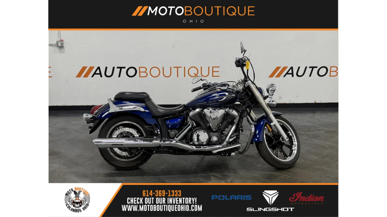 Blue 2015 YAMAHA VSTAR 950 for sale in Columbus, OH