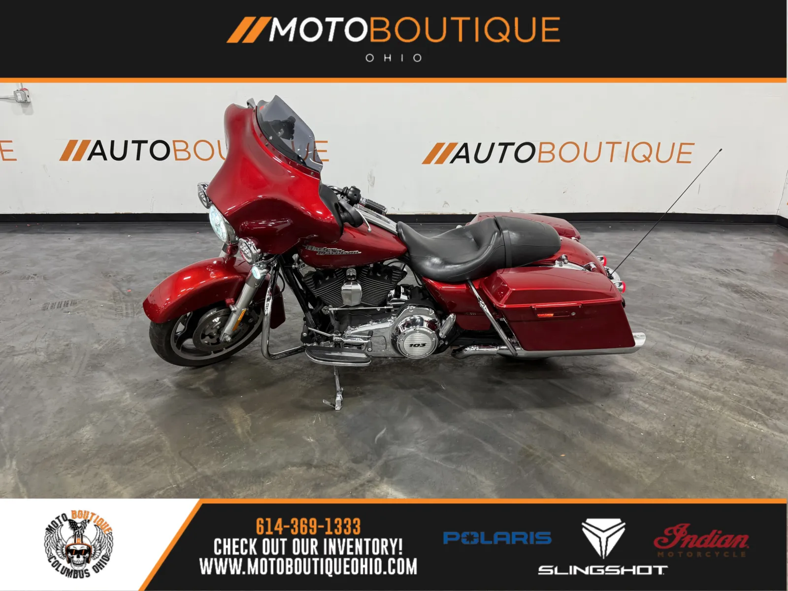 Red 2012 HARLEY DAVIDSON STREET GLIDE FLHX for sale in Columbus, OH