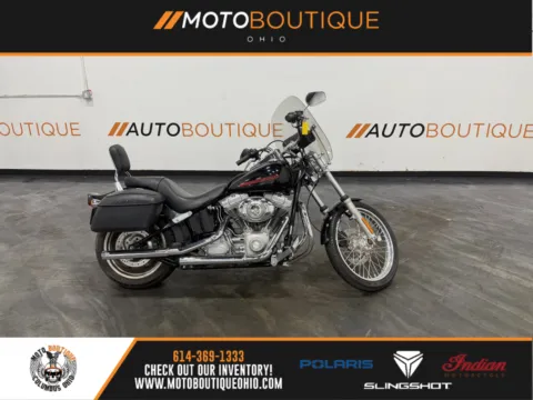Black 2007 HARLEY DAVIDSON SOFTAIL FXST for sale in Columbus, OH