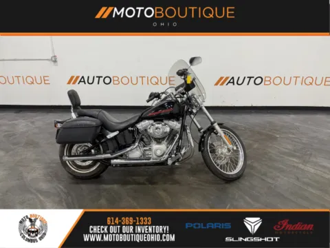 Black 2007 HARLEY DAVIDSON SOFTAIL FXST for sale in Columbus, OH