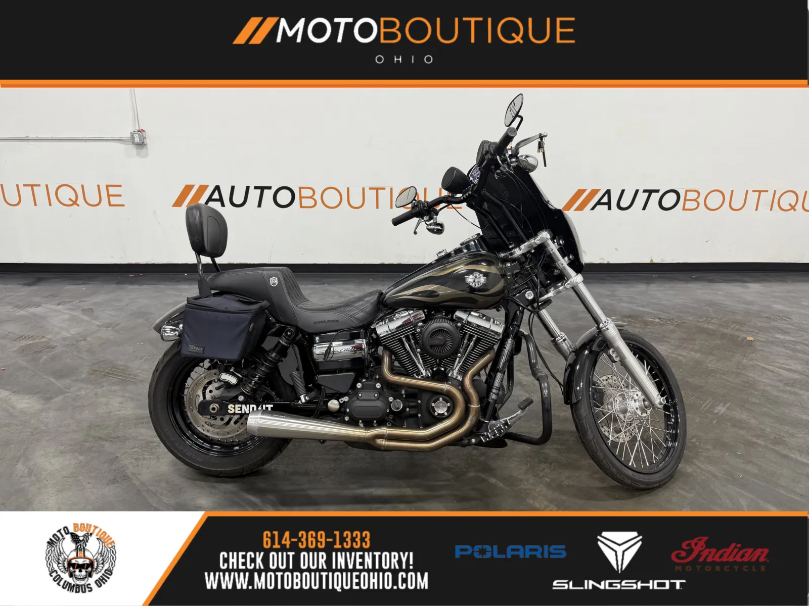 Black 2016 HARLEY DAVIDSON DYNA WIDE GLIDE FXDWG for sale in Columbus, OH