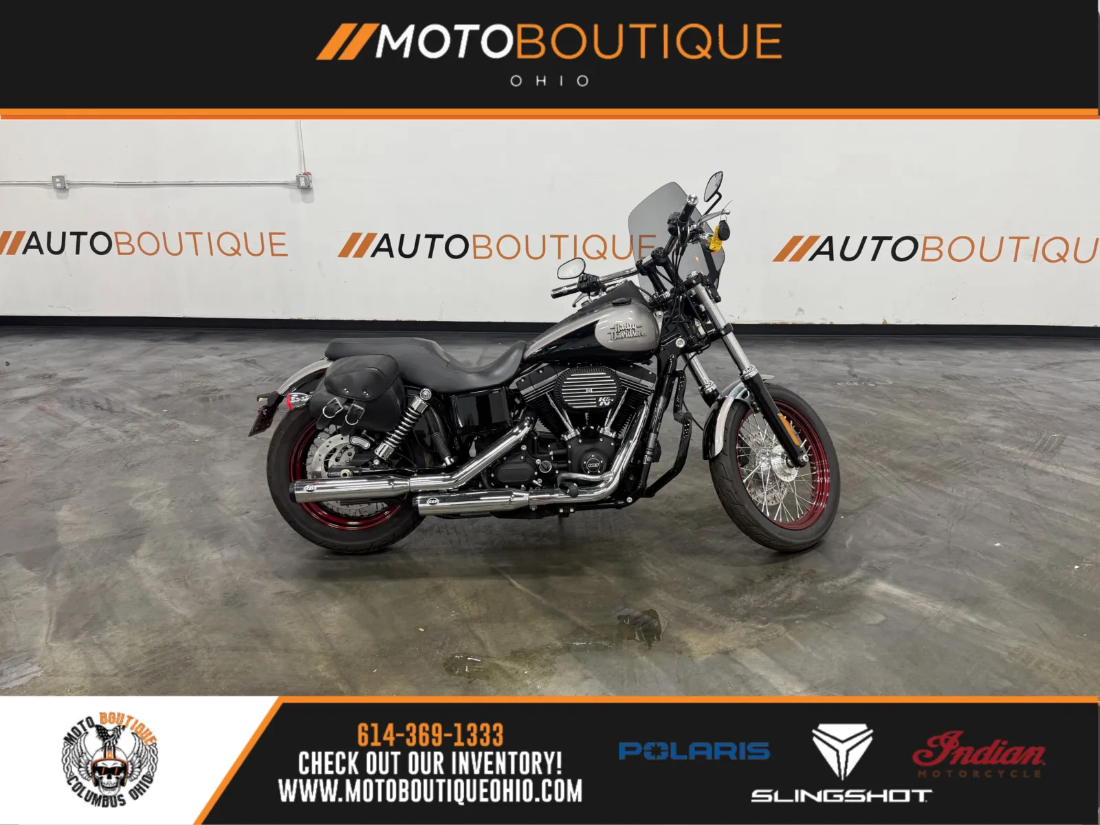 Gray 2016 HARLEY DAVIDSON STREET BOB FXDB for sale in Columbus, OH