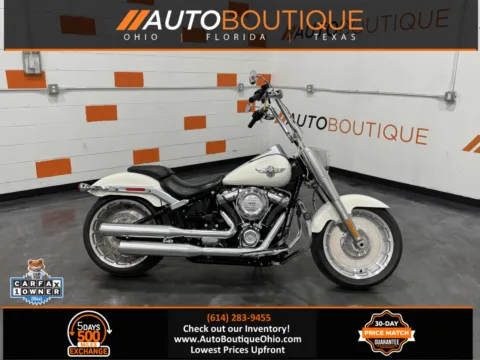 White 2018 HARLEY DAVIDSON FAT BOY FLFB for sale in Columbus, OH