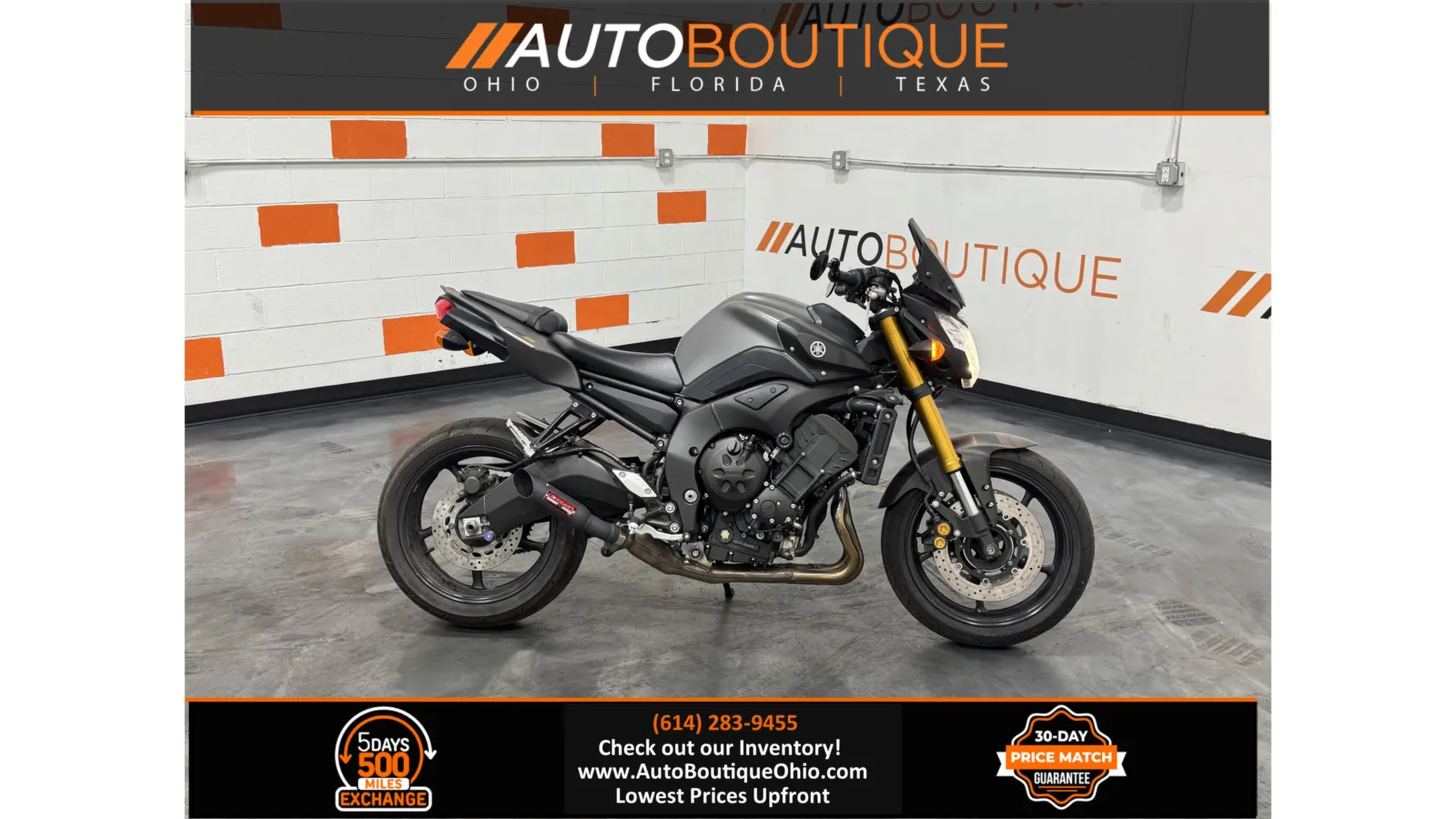 Black 2012 YAMAHA FZ8 for sale in Columbus, OH