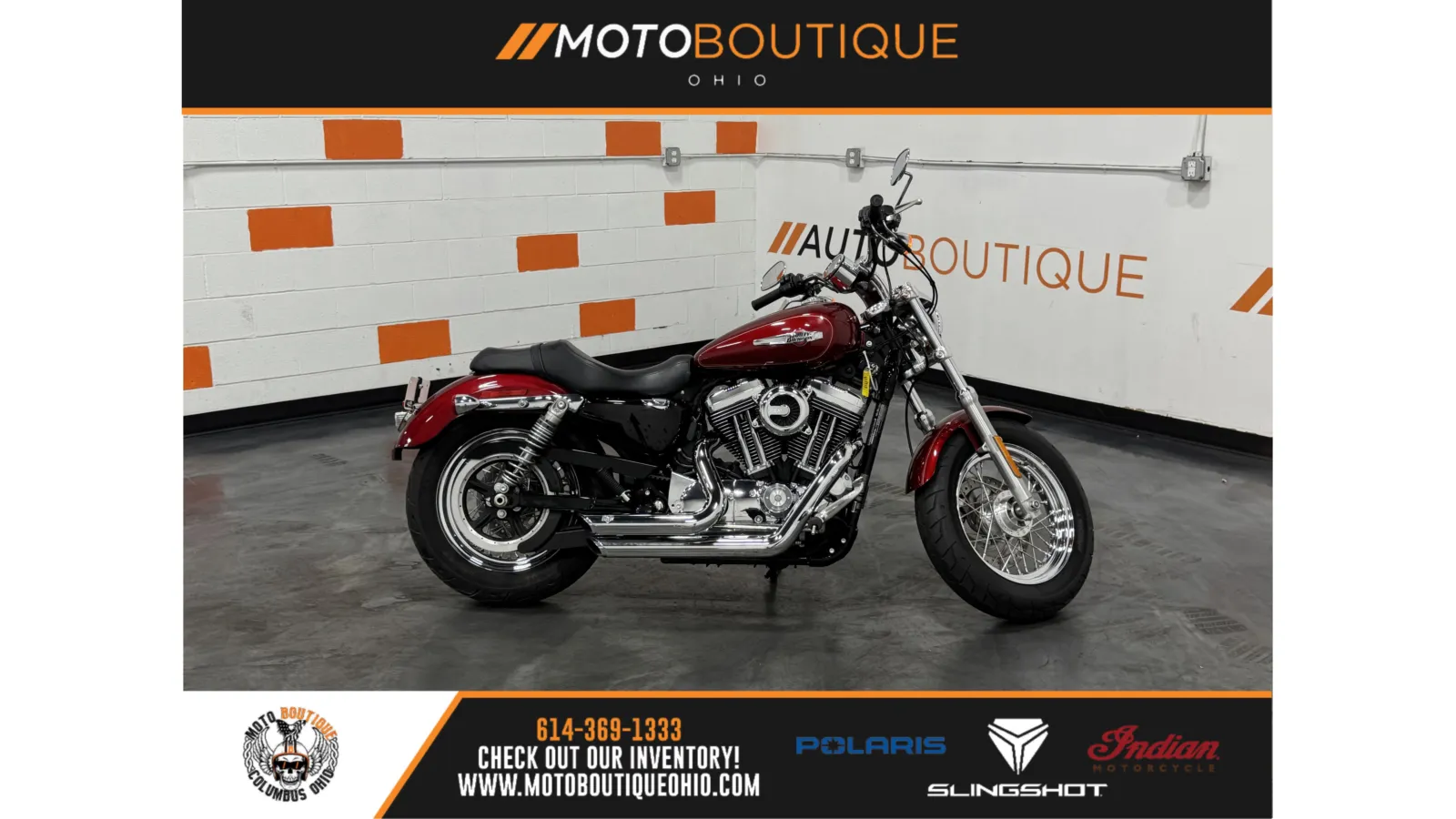 Red 2017 HARLEY DAVIDSON SPORTSTER XL 1200C for sale in Columbus, OH