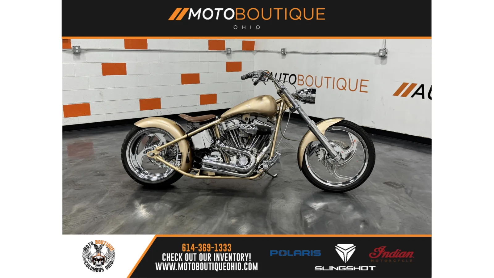 Gold 2004 CUSTOM SOFTAIL SELF ASSEMBLED for sale in Columbus, OH