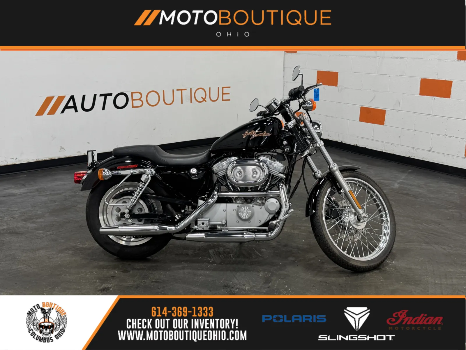 Black 2000 HARLEY DAVIDSON SPORTSER XL883C for sale in Columbus, OH