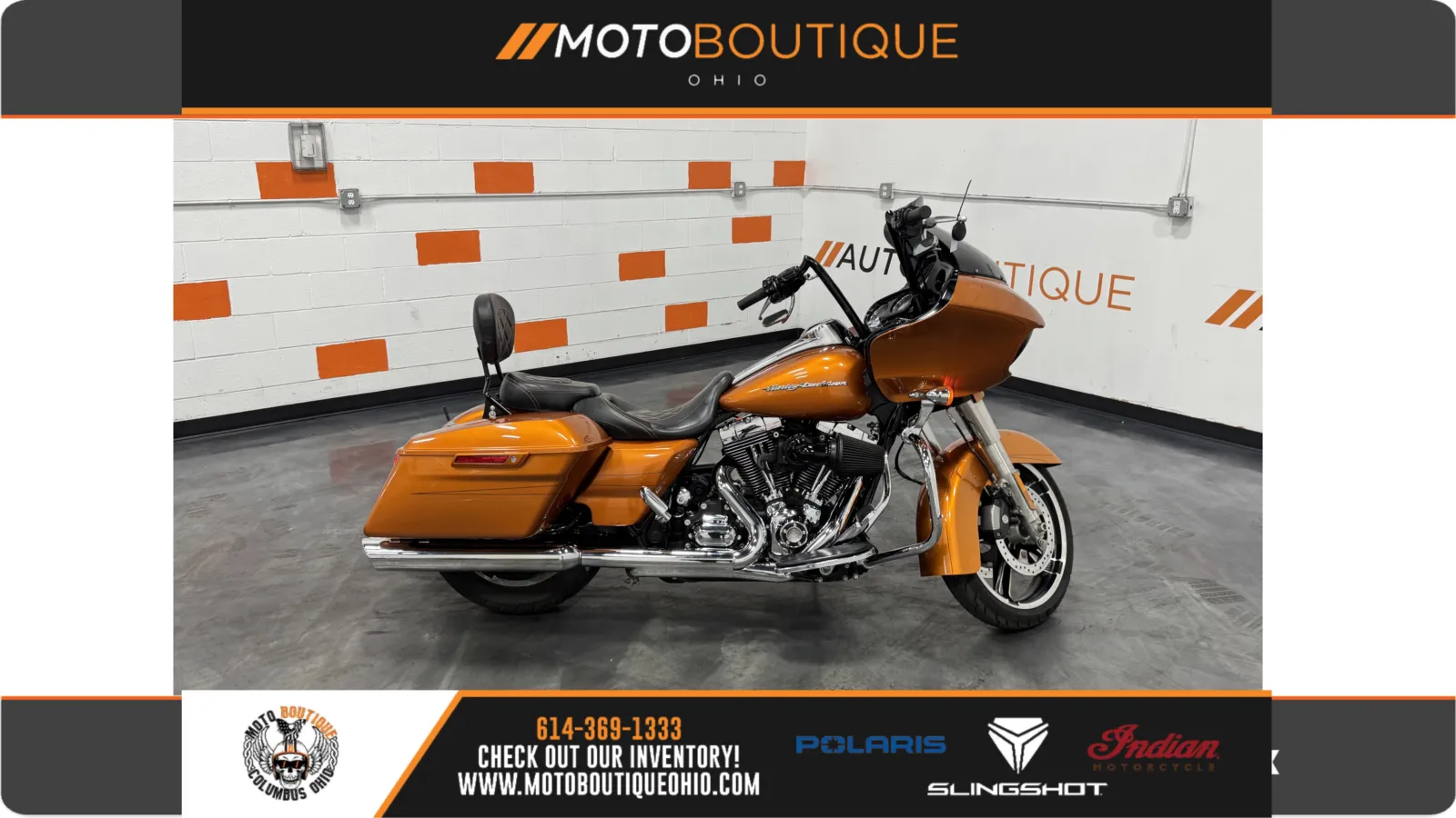 Orange 2015 HARLEY DAVIDSON ROAD GLIDE SPECIAL FLTRXS for sale in Columbus, OH