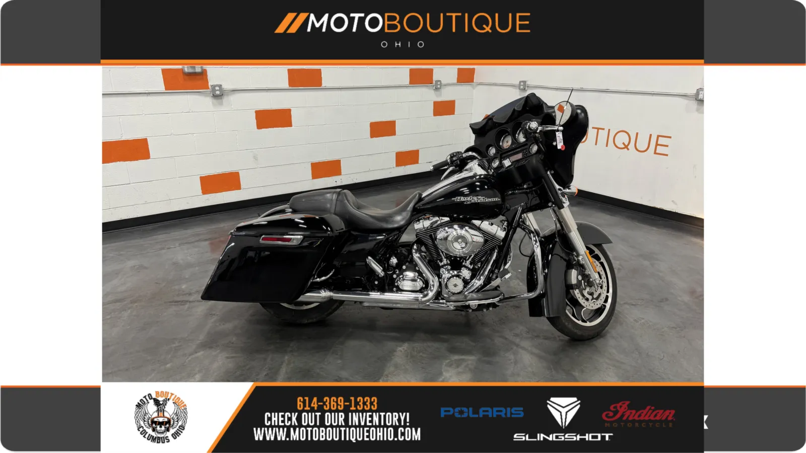 Black 2013 HARLEY DAVIDSON STREET GLIDE FLHX for sale in Columbus, OH