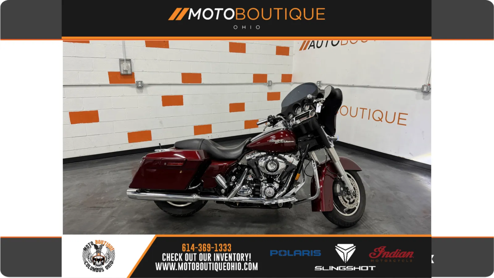 Red 2008 HARLEY DAVIDSON STREET GLIDE FLHX for sale in Columbus, OH