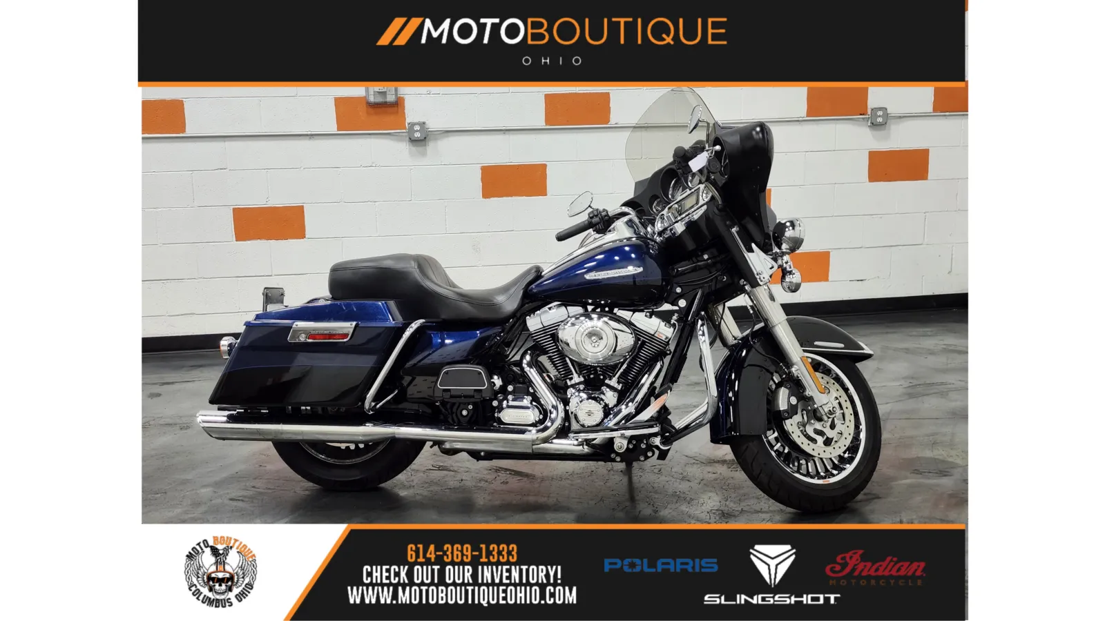 Blue 2012 Harley-Davidson Electra Glide Ultra Limited for sale in Columbus, OH