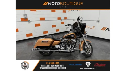 Gold 2008 HARLEY DAVIDSON ELECTRA GLIDE ULTRA CLASSIC FLHTCU for sale in Columbus, OH