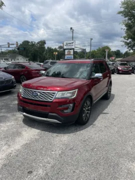 Red 2016 FORD EXPLORER PLATINUM for sale in Statesboro, GA