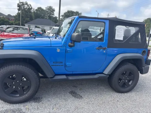 Blue 2015 JEEP WRANGLER SPORT for sale in Statesboro, GA