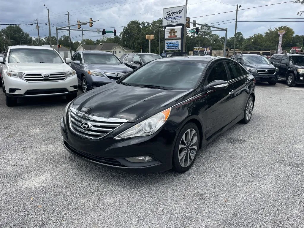 Black 2014 HYUNDAI SONATA SE for sale in Statesboro, GA