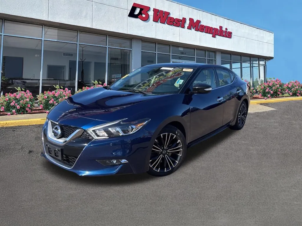 Blue 2016 Nissan Maxima 3.5 SL for sale in West Memphis, AR