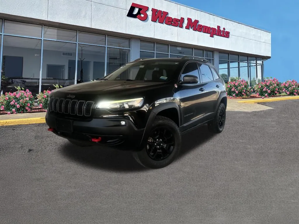 Black 2019 Jeep Cherokee Trailhawk for sale in West Memphis, AR