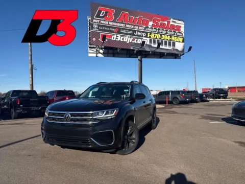 Black 2021 Volkswagen Atlas 3.6L V6 SE w/Technology R-Line for sale in West Memphis, AR