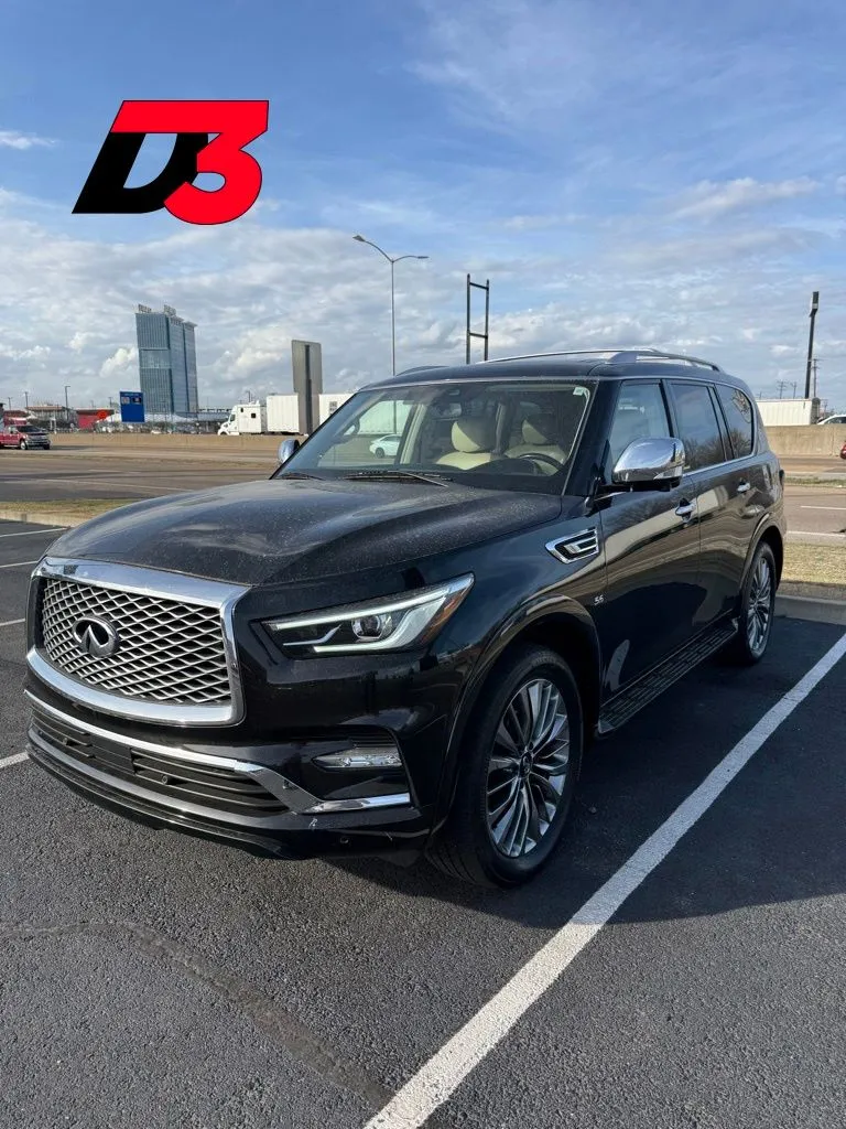 Black 2019 INFINITI QX80 LUXE for sale in West Memphis, AR