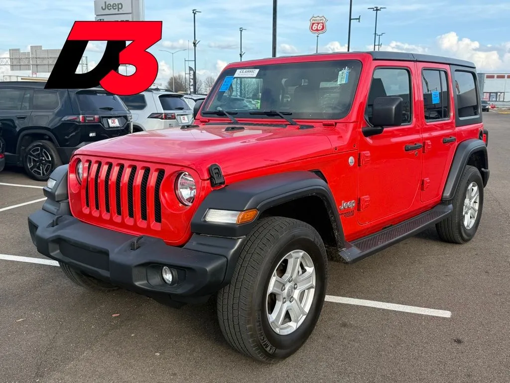 Red 2020 Jeep Wrangler Unlimited Sport S for sale in West Memphis, AR