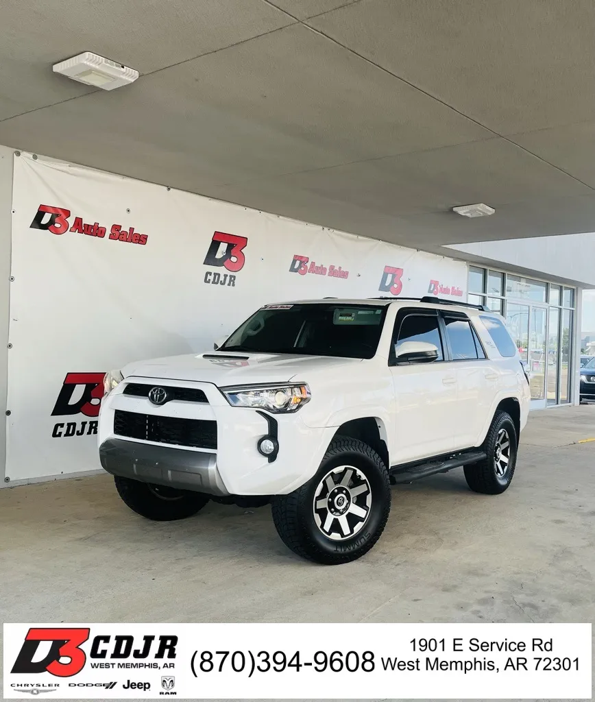 White 2019 Toyota 4Runner SR5 for sale in West Memphis, AR