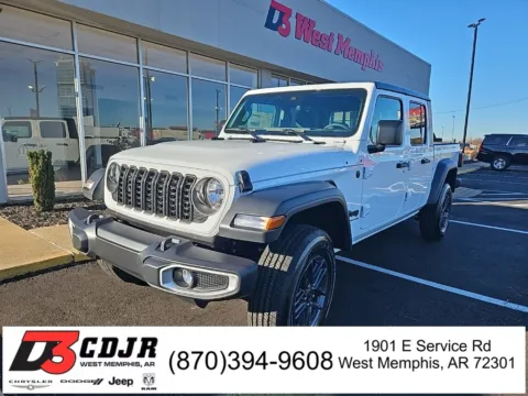 White 2025 Jeep Gladiator Sport for sale in West Memphis, AR