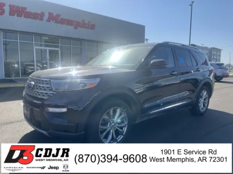 Black 2022 Ford Explorer Limited for sale in West Memphis, AR