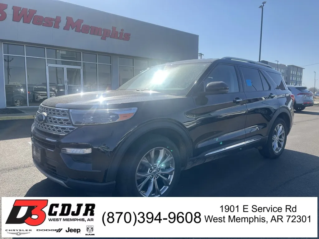Black 2022 Ford Explorer Limited for sale in West Memphis, AR