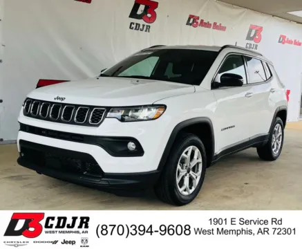 White 2025 Jeep Compass Latitude for sale in West Memphis, AR