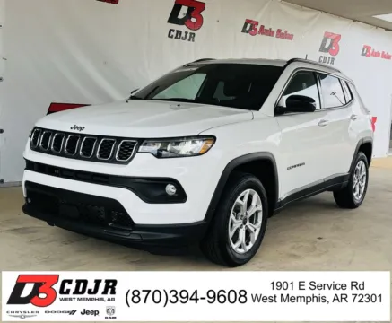 White 2025 Jeep Compass Latitude for sale in West Memphis, AR