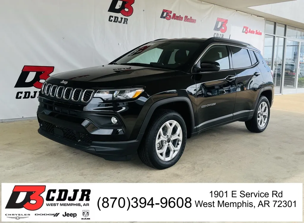 Black 2025 Jeep Compass Latitude for sale in West Memphis, AR