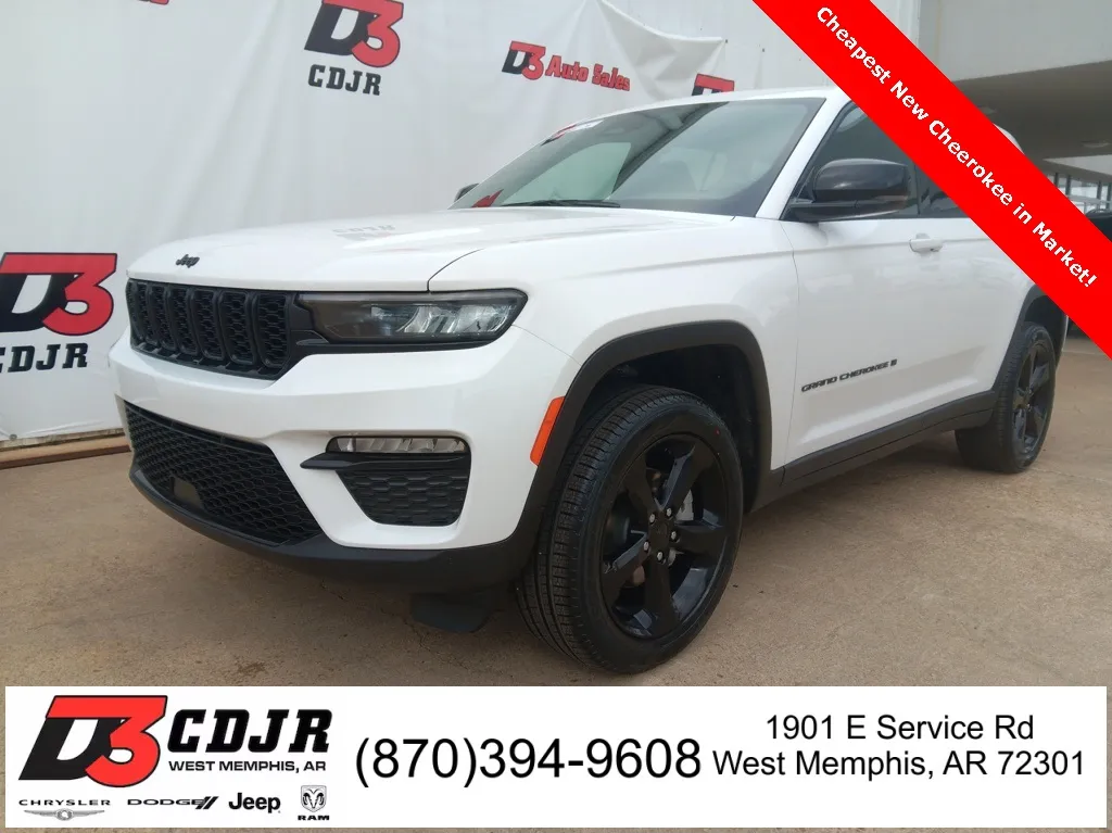 White 2025 Jeep Grand Cherokee Limited for sale in West Memphis, AR