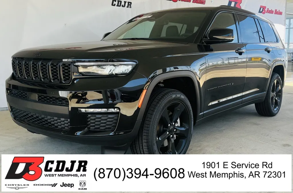 Black 2025 Jeep Grand Cherokee L Limited for sale in West Memphis, AR