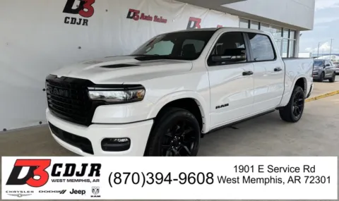 White 2025 Ram 1500 Laramie for sale in West Memphis, AR