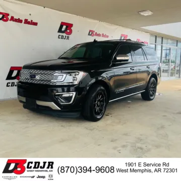 Black 2019 Ford Expedition Platinum for sale in West Memphis, AR